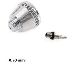 BD-116, 130, 180 Double Action Airbrush için Nozzle Cap & Nozzle 0.50mm