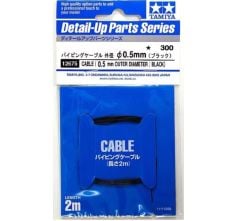 Kablo 0.5mm Siyah 2m. 1/6 1/12 1/24