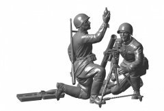 Sov.Motorcycle M-72 w/mortar