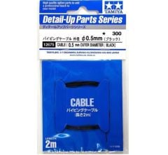 Kablo 0.8mm Siyah 2m. 1/6 1/12 1/24