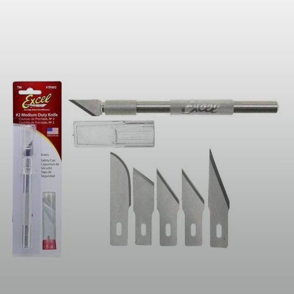 K-2 Maket Bıçağı, 5 Ad. Muhtelif Bıçağı ile