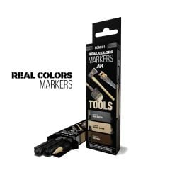 Real Colors Marker  Askeri Techizat Boyama Seti 3 Adet