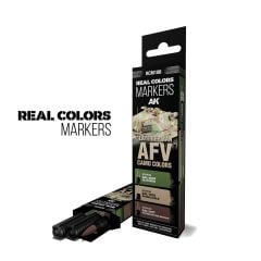Real Colors Marker  Alman AFV Kamuflaj Boyama Seti 3 Adet