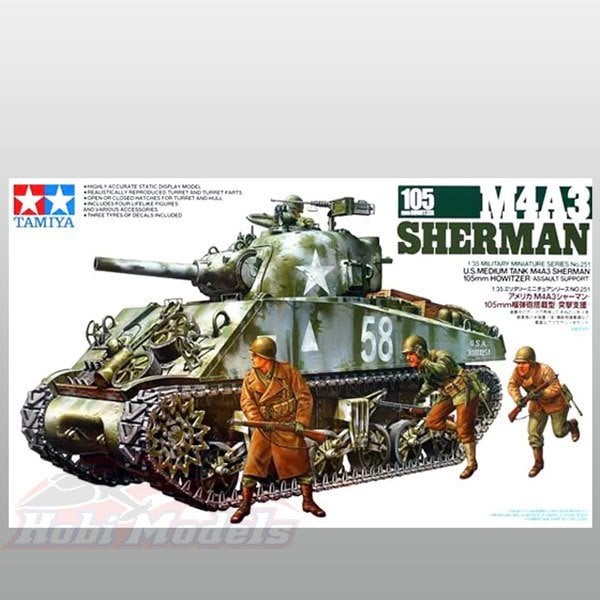 M4A3 Sherman, 105mm Howitzer