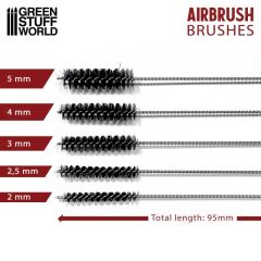 Green Stuff Airbrush Detaylı Temizleme Fırça Seti