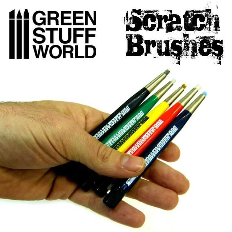 Scratch Brush Set Çizik Yapım Fırça Seti