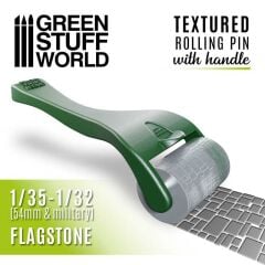 Rolling pin with Handle - Flagstone Zemin Yapma Rülosu