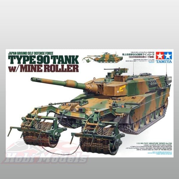 Type 90 Tank w/Mine Roller
