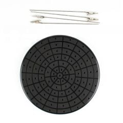 Boyama Tablası ve 4 Adet Parça Tutucu Metal  Çubuk