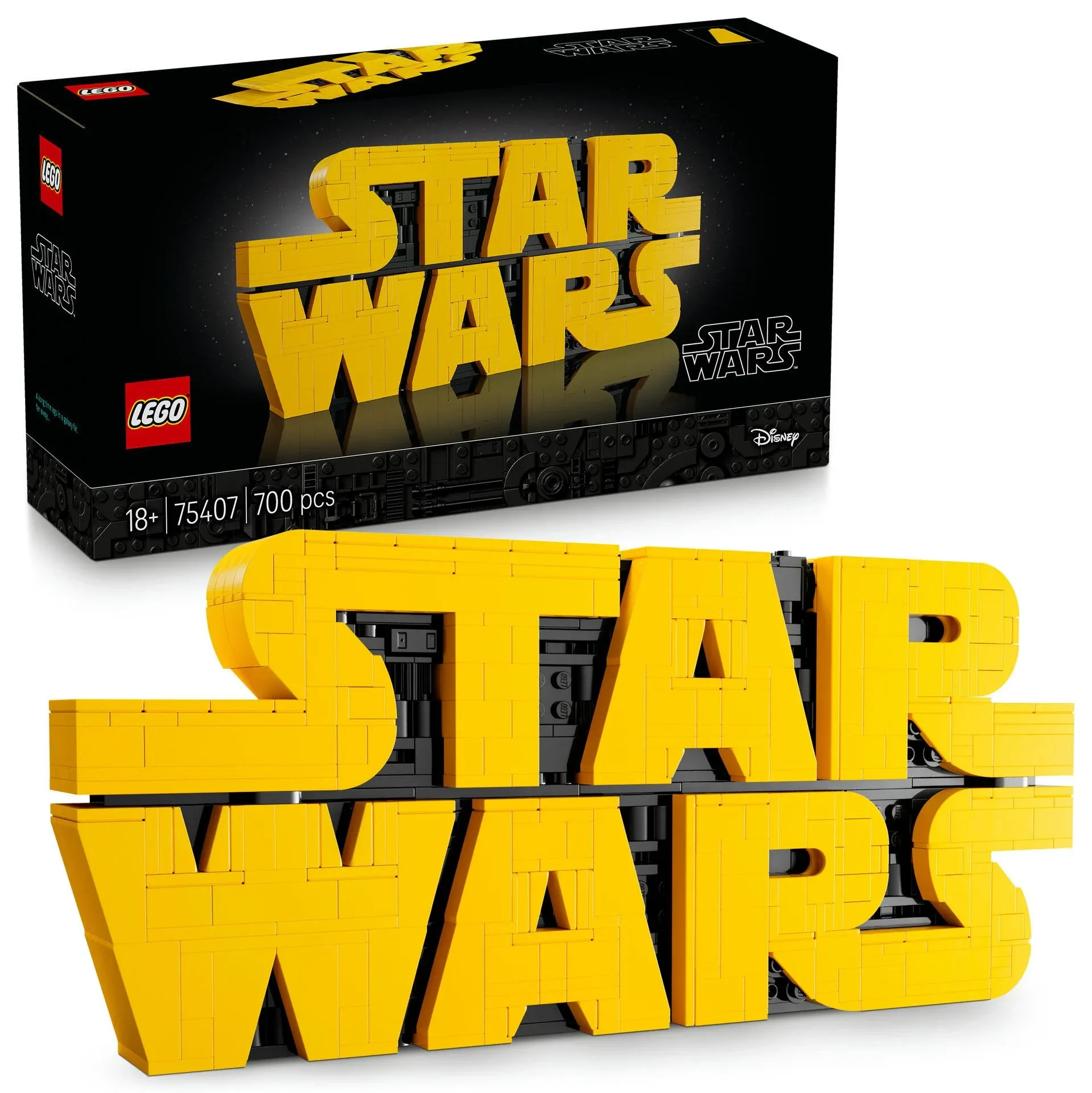 LEGO® Star Wars™ Parçalarla Yapılan Star Wars™ Logosu