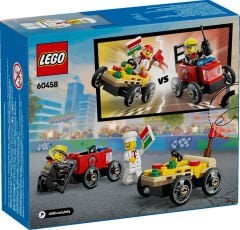 LEGO® City Pizza Arabası İtfaiye Kamyonuna Karşı Yarış Arabası Paketi 60458