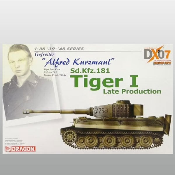 TIGER I SD.KFZ. 181 ALFRED KURZMAUL LATE PRODUCTION