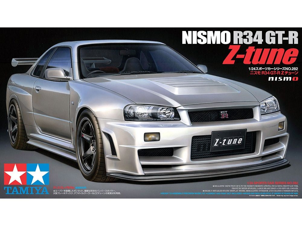 1/24 Ölçekler NISMO R34 GT-R Z-tune TAMIYA