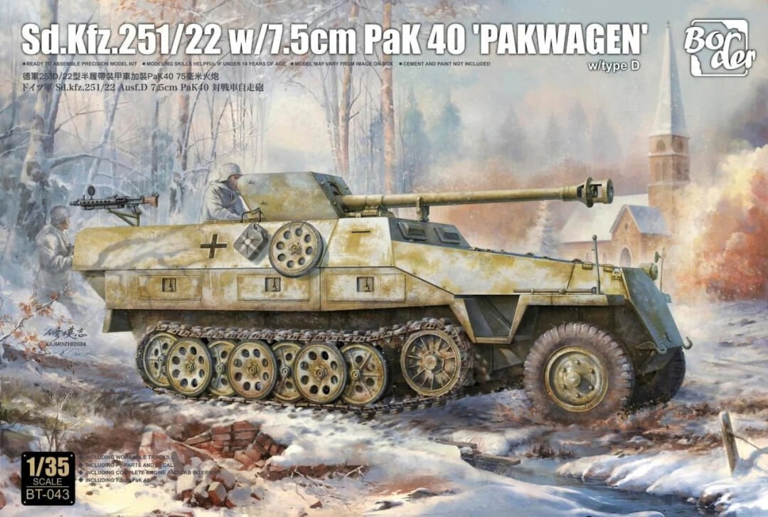 Sd.Kfz.251/22 With 7,5cm PaK 40 'Pakwagen'