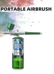 Airbrush ve Kompresör Seti 0,3 mm Şarjlı