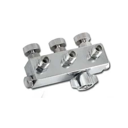 3 lü Hava Dağıtım Barı ve Hava Muslukları