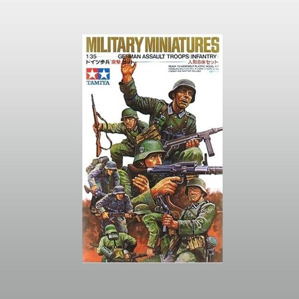 German Assault Troops (Note die cut)