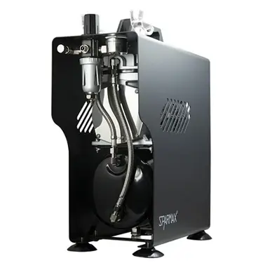 Sparmax TC-610H タミヤ　パワーコンプレッサー　同等 Kompresörler Sparmax TC-610H Plus Sessiz Airbrush Kompresörü SPARMAX