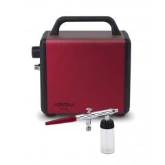 Arism Mini SP-540 Airbrush Seti Kırmızı