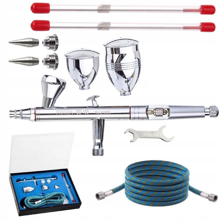 BD-183K Double Action Airbrush Seti