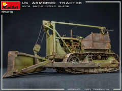 U.S. ARMORED TRACTOR WITH ANGLE DOZER BLADE